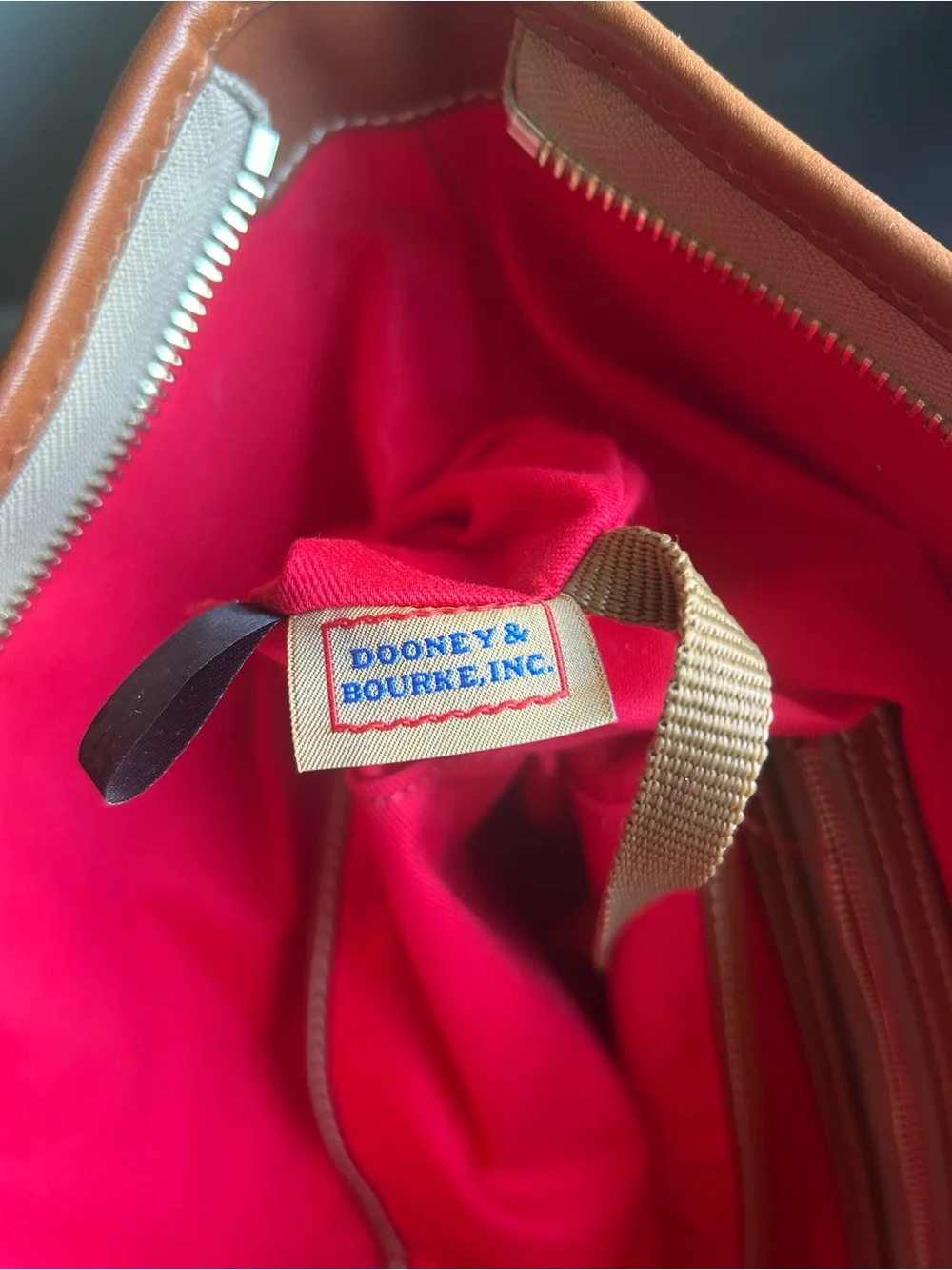 Large Dooney & Bourke Hobo Bag in Black Ostrich Leather